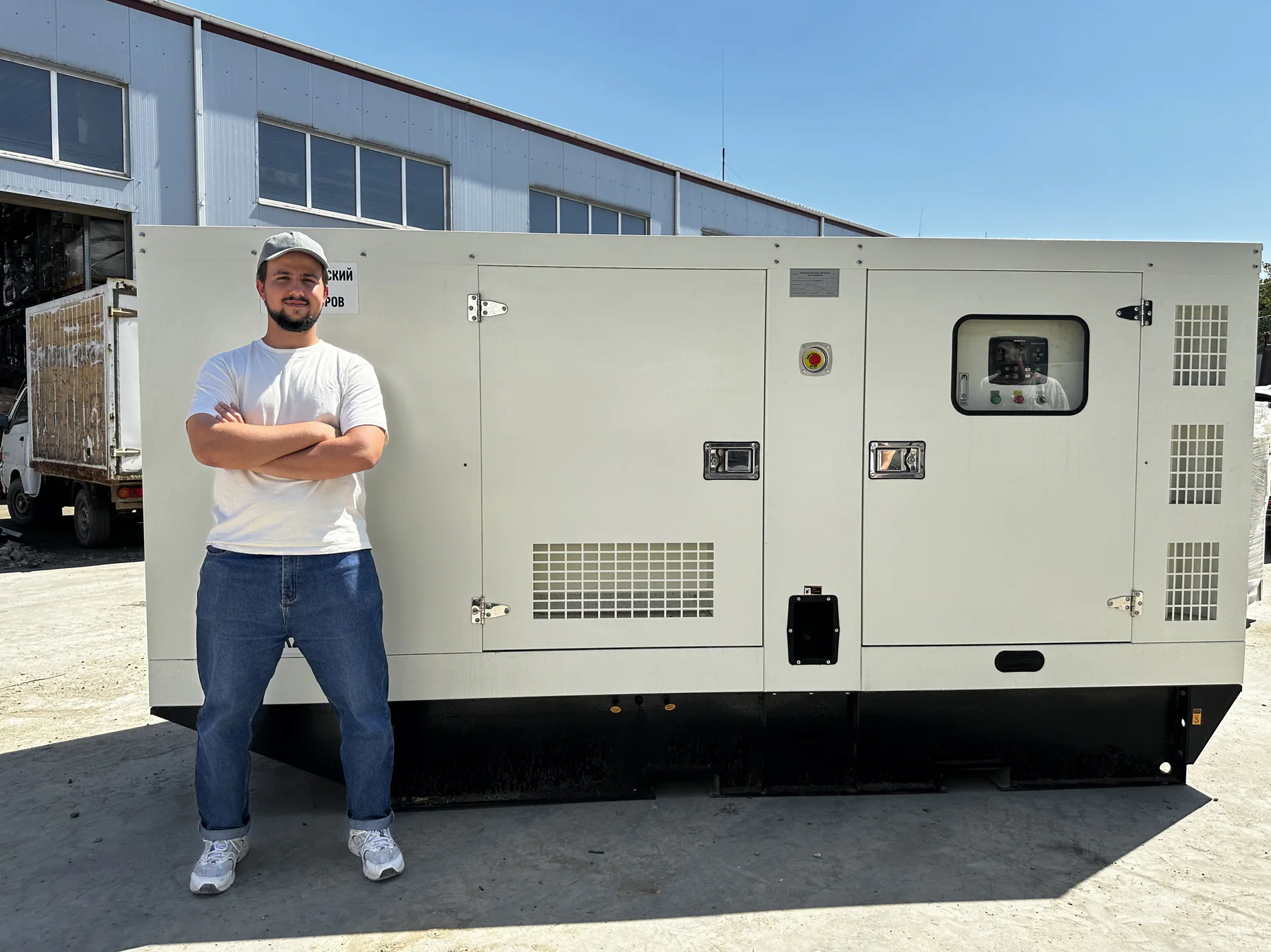 ДГУ 720 кВт Ricardo, В кожухе